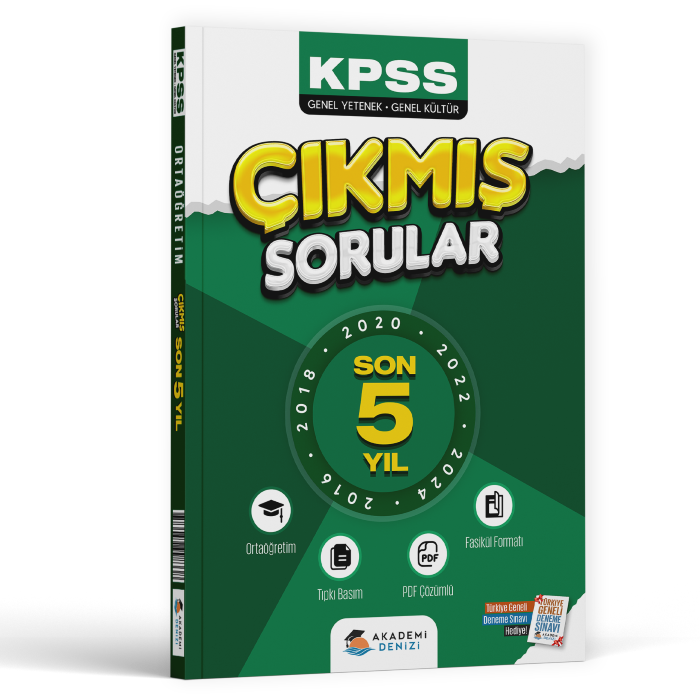 KPSS FASİKÜL ÇIKMIŞ SORU LİSE GYGK 5 YIL - 16-24